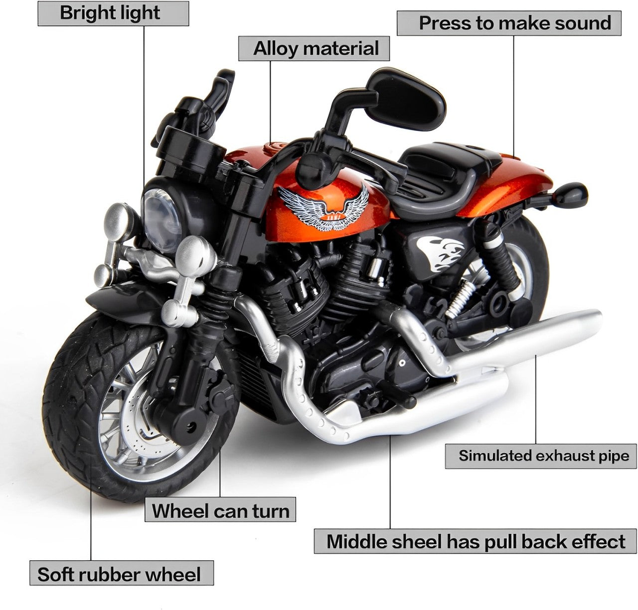 Harley Davidson Alloy Motorcycle3
