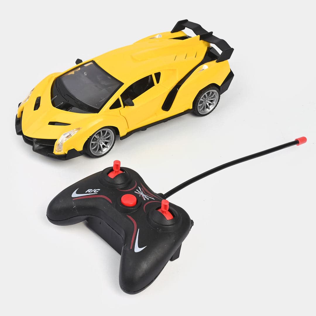 Stylish Yellow Sports Car3
