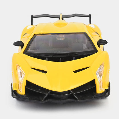 Stylish Yellow Sports Car