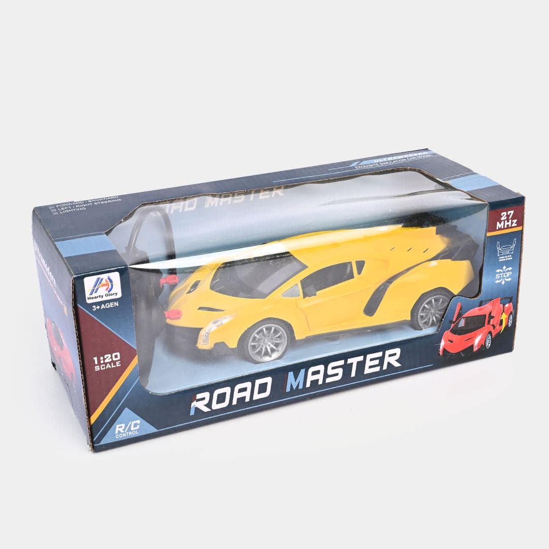 Stylish Yellow Sports Car4