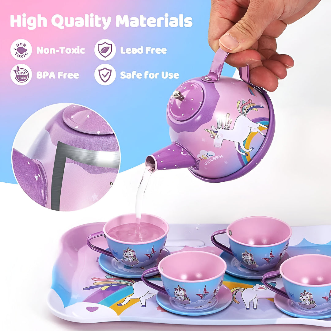 Tea Party Set Metal (Unicorn)1