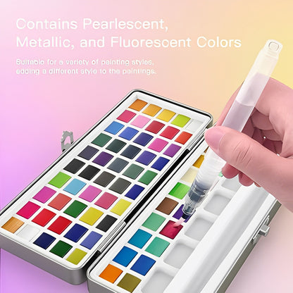 Watercolor Paint Set – 72 Vibrant Colors 3