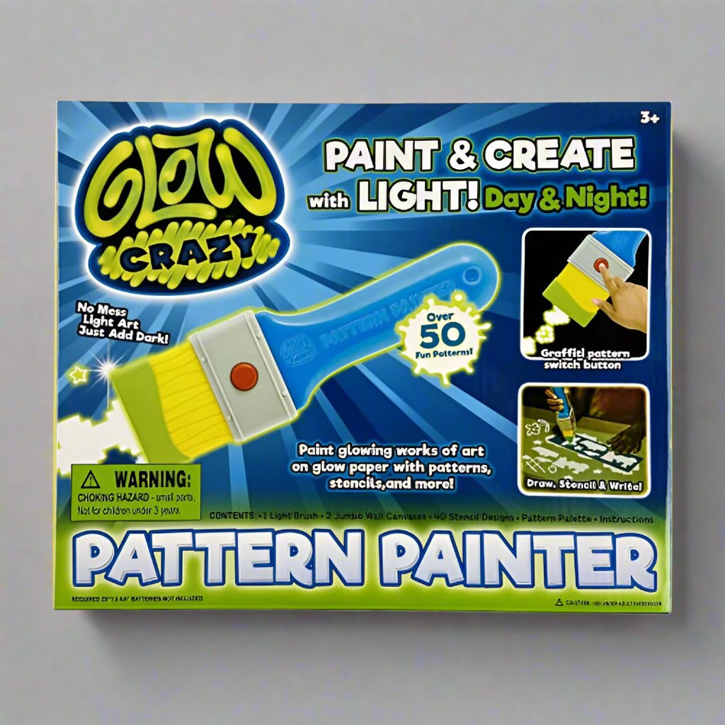 Glow Paint & Create Pattern